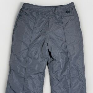 Vintage Skyr Pants Mens Large Nylon Insulated Snow Ski Winter Zipper 80s READ